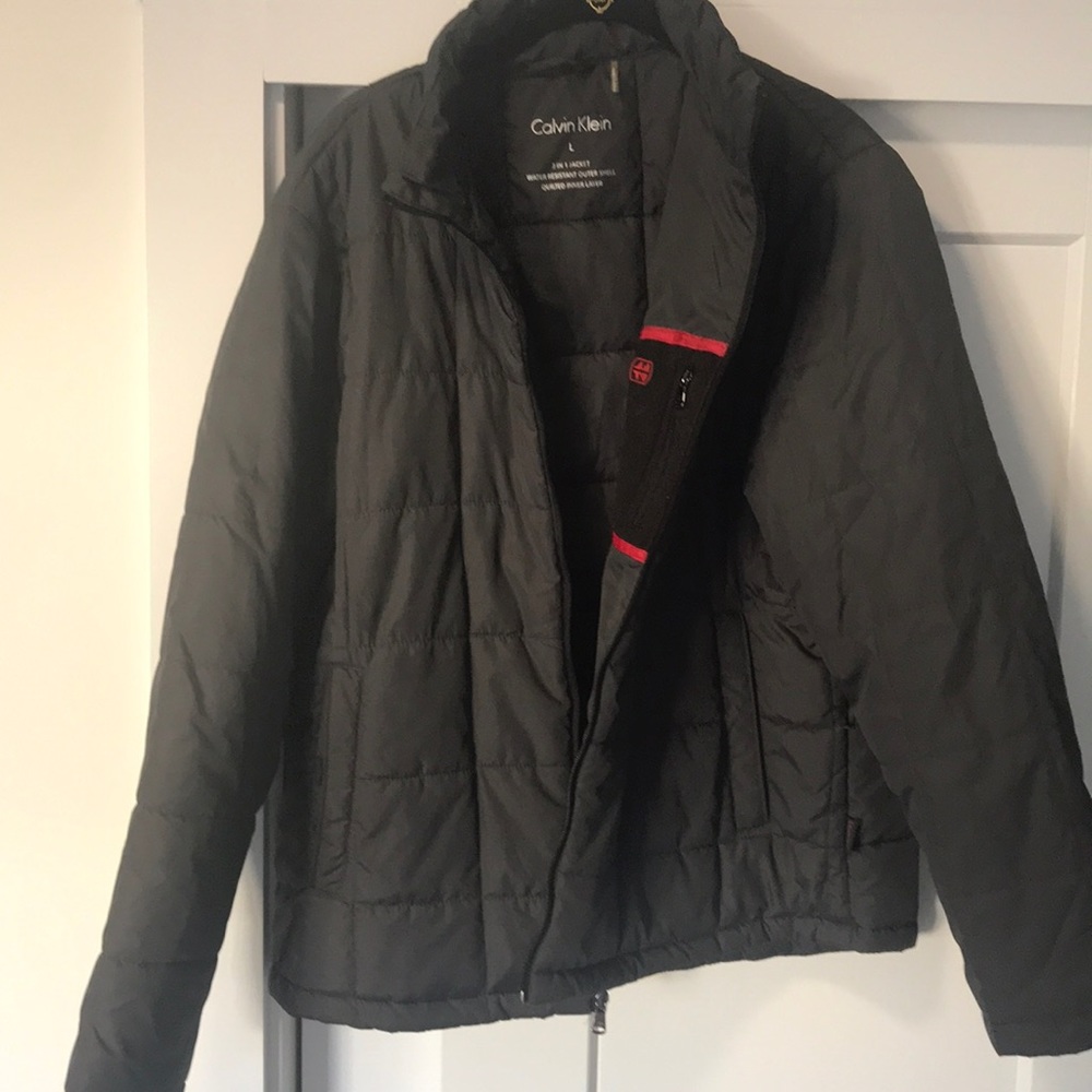 Men’s Calvin Klein water resistant quilted jacket